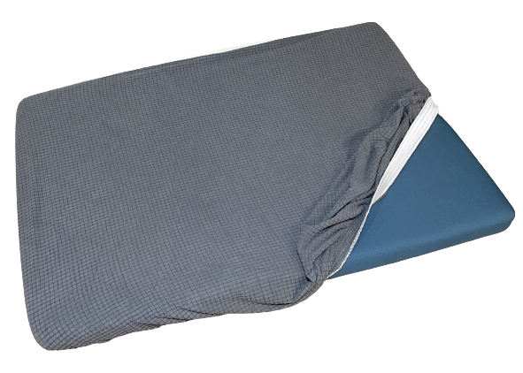 Gray square dog bed cover removable NZ